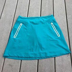 Nike Dry Fit (Golf) Teal Women's Skirt with Zipper Pockets
